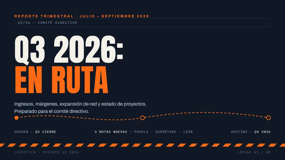 Reporte logístico · Q3